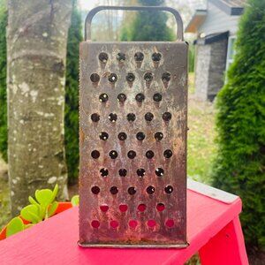 Vintage, Rustic, Farmhouse, Shabby Chic Box Graters- Large